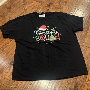 Gildan Black Christmas Squad Tee
